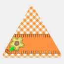 Search for flowers triangle stickers Yellow