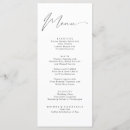 Search for fancy wedding menus Black and white