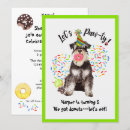 Search for schnauzers birthday invitations Dog