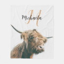 Search for highland cow fleece blanket blankets Portrait