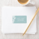 Search for rustic lace wedding return address labels Chic