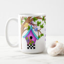 Search for birdhouses mugs Whimsical