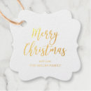 Search for gold foil gift tags Simple