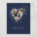 Search for love save the date postcards Minimalist