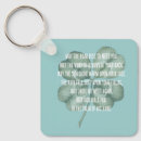 Search for lucky design key rings Four leaf clover