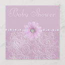 Search for bling baby shower invitations Purple