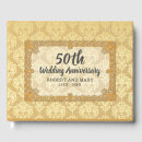 Search for 50th anniversary wedding guest books Calligraphy