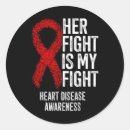 Search for stroke ribbon stickers Heart disease warrior