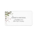 Search for winter foliage return address labels Rustic