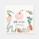 Search for pink pumpkin napkins Fall in love