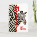 Search for zebra christmas cards Animal