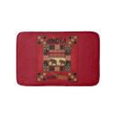 Search for ethnic bath mats Red