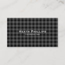 Search for plaid business cards Chequered