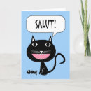 Search for saluting cards Cat