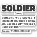 Search for army retired stickers Soldier