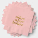 Search for pink and gold napkins Party