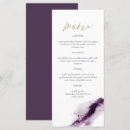 Search for purple and gold menus Plum