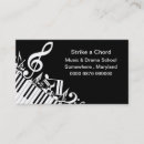 Search for music promotion business cards Piano