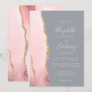 Search for pink and grey wedding invitations Trendy