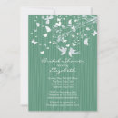 Search for love birds bridal shower invitations Green