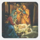Search for jesus in the manger stickers Religious