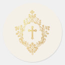 Search for baptism favor stickers Cross