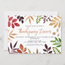 Search for colored leaf invitations Pumpkin