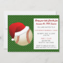Search for sports christmas invitations Red