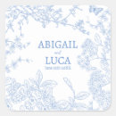 Search for rustic save the date stickers Blue