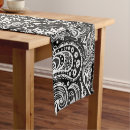 Search for black and white table runners Floral