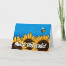 Search for bee thank you cards Sunflower