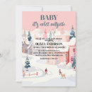 Search for baby its cold outside invitations Pink