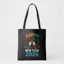 Search for happy new year tote bags Years