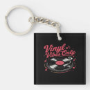 Search for vintage record player key rings Music