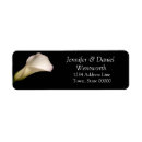 Search for white calla lily return address labels Flower