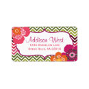 Search for red hibiscus return address labels Flower