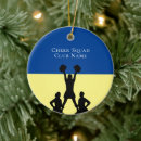 Search for cheerleader christmas tree decorations Pom poms