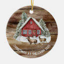 Search for cabin christmas tree decorations Woods