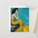 Search for retro mermaid postcards Fantasy