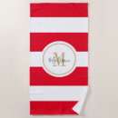 Search for red white striped beach towels Elegant