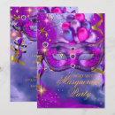 Search for mardi gras sweet 16 invitations Purple