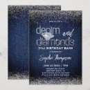 Search for blue 21st birthday invitations Blue and white