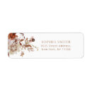 Search for fall leaves wedding return address labels Elegant