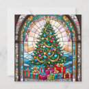 Search for stained glass cards Festive