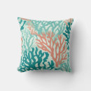 Search for teal and coral cushions Beach
