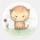 Search for orange tabby stickers Kawaii