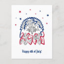 Search for independence day postcards Red white and blue