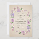 Search for lilac wedding invitations Summer