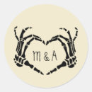 Search for skeleton heart stickers Hallowedding