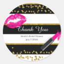Search for pink and gold confetti stickers Glam